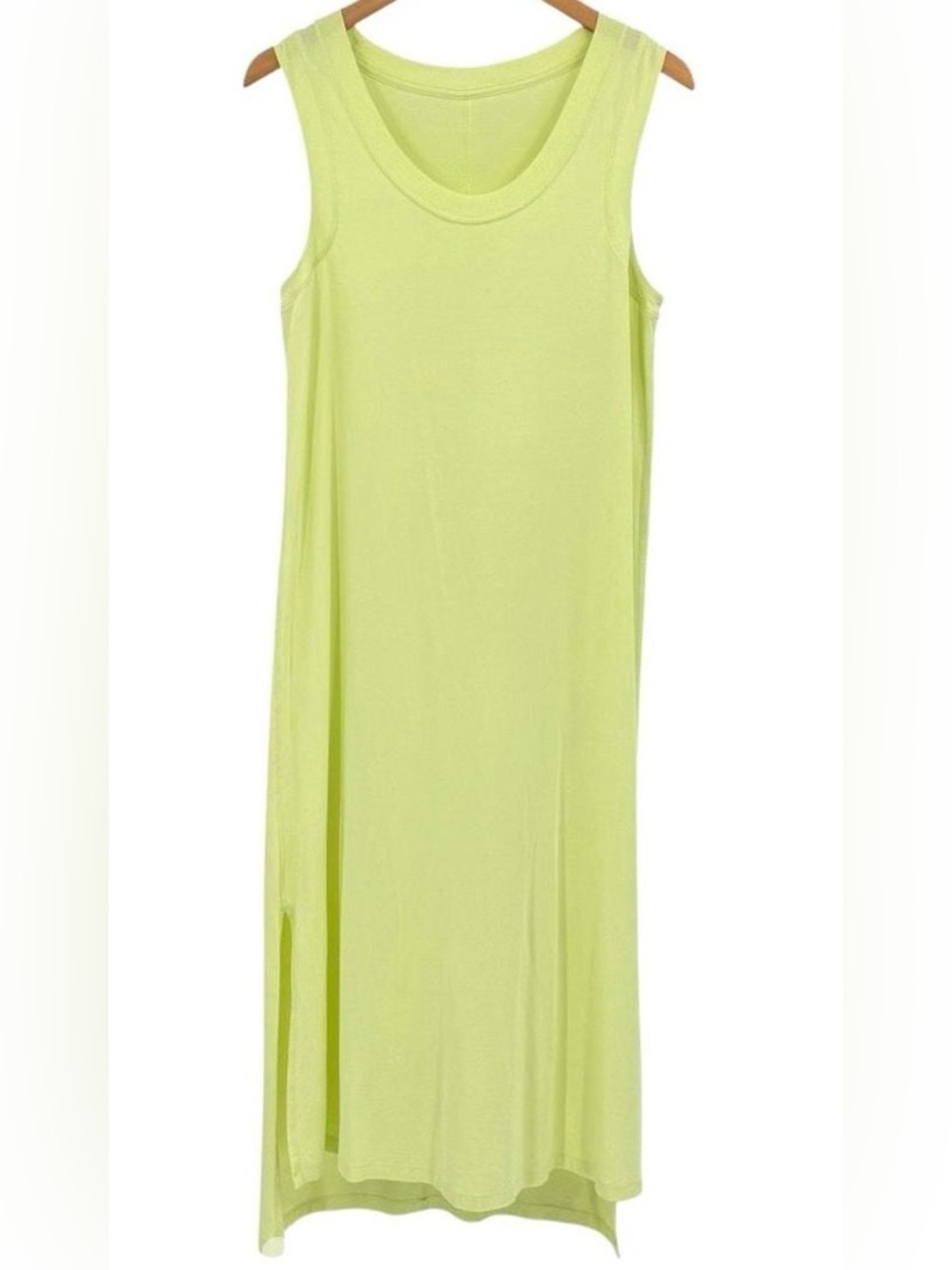 Lululemon All Yours Crispin Green Neon Yellow Sleeveless
Maxi Tank Dress NWOT - Picture 4 of 7